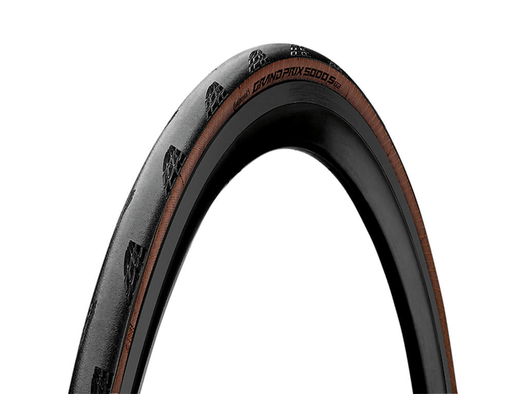Continental GP5000 S TR Brune Dæksider - Cykeldæk 700C