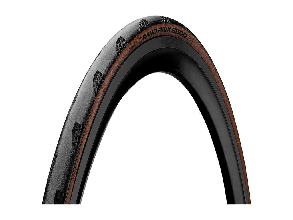 Continental GP5000 - 700x28C Brune Dæksider - Cykeldæk