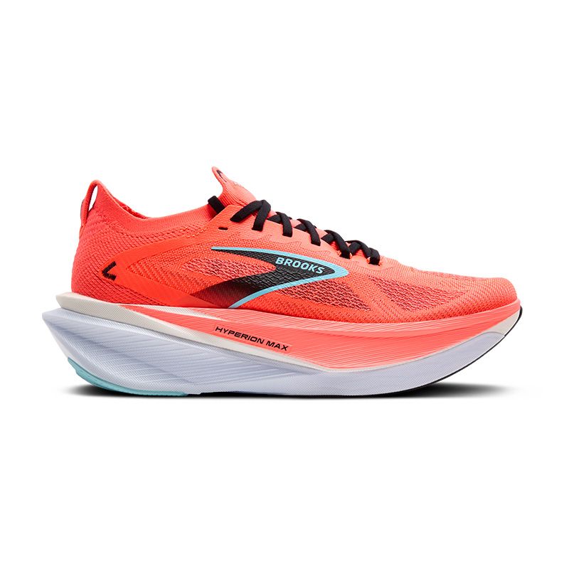 Brooks Hyperion Max 3 Løbesko Fiery Coral/Black/Atomizer - Herre