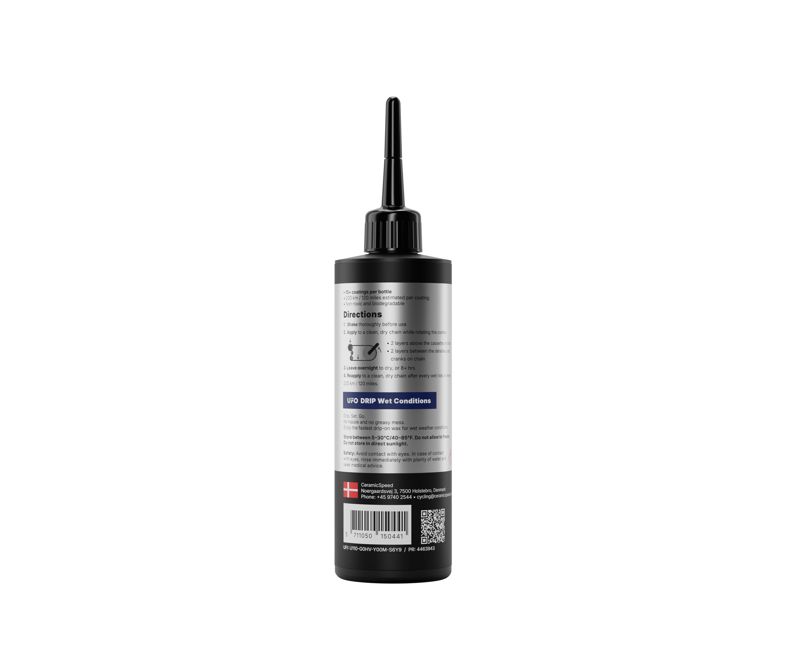 CeramicSpeed Ufo Drip Wet Conditions 100 ml - Kædevoks