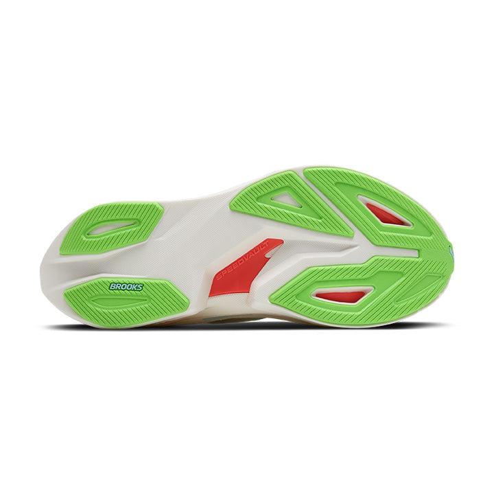 Brooks Hyperion Max 3 Løbesko Coconut/Green Gecko/Pink Clay - Kvinder