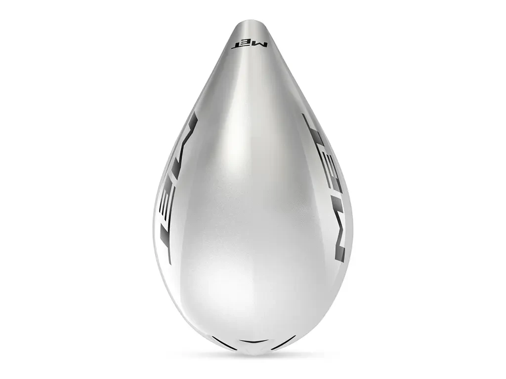 MET Drone Wide Body 2 Triathlon & TT Cykelhjelm - Hvid