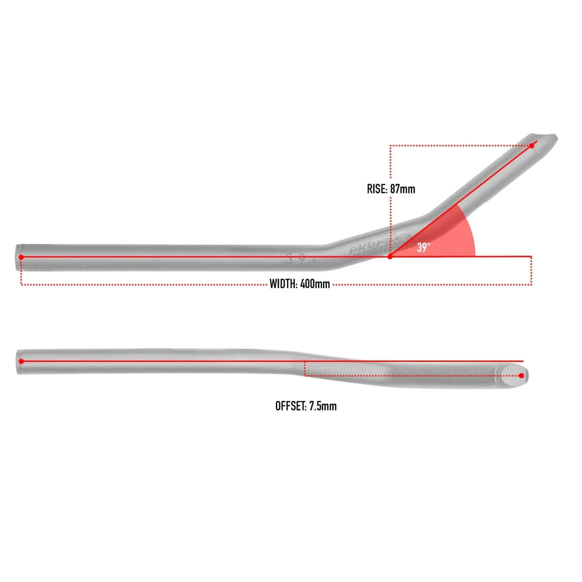 Profile Design 39a Aero Bar Extensions 400 mm