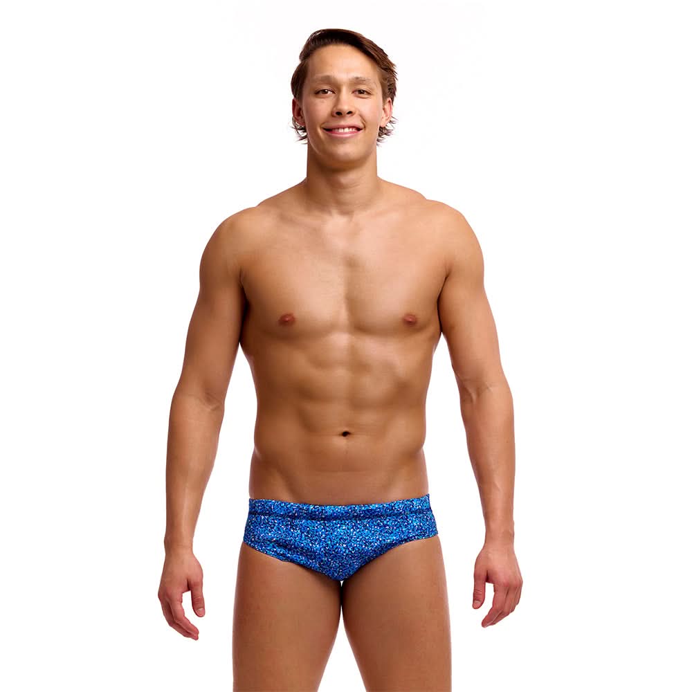 Funky Trunks Seamed Briefs - Pebble Beach