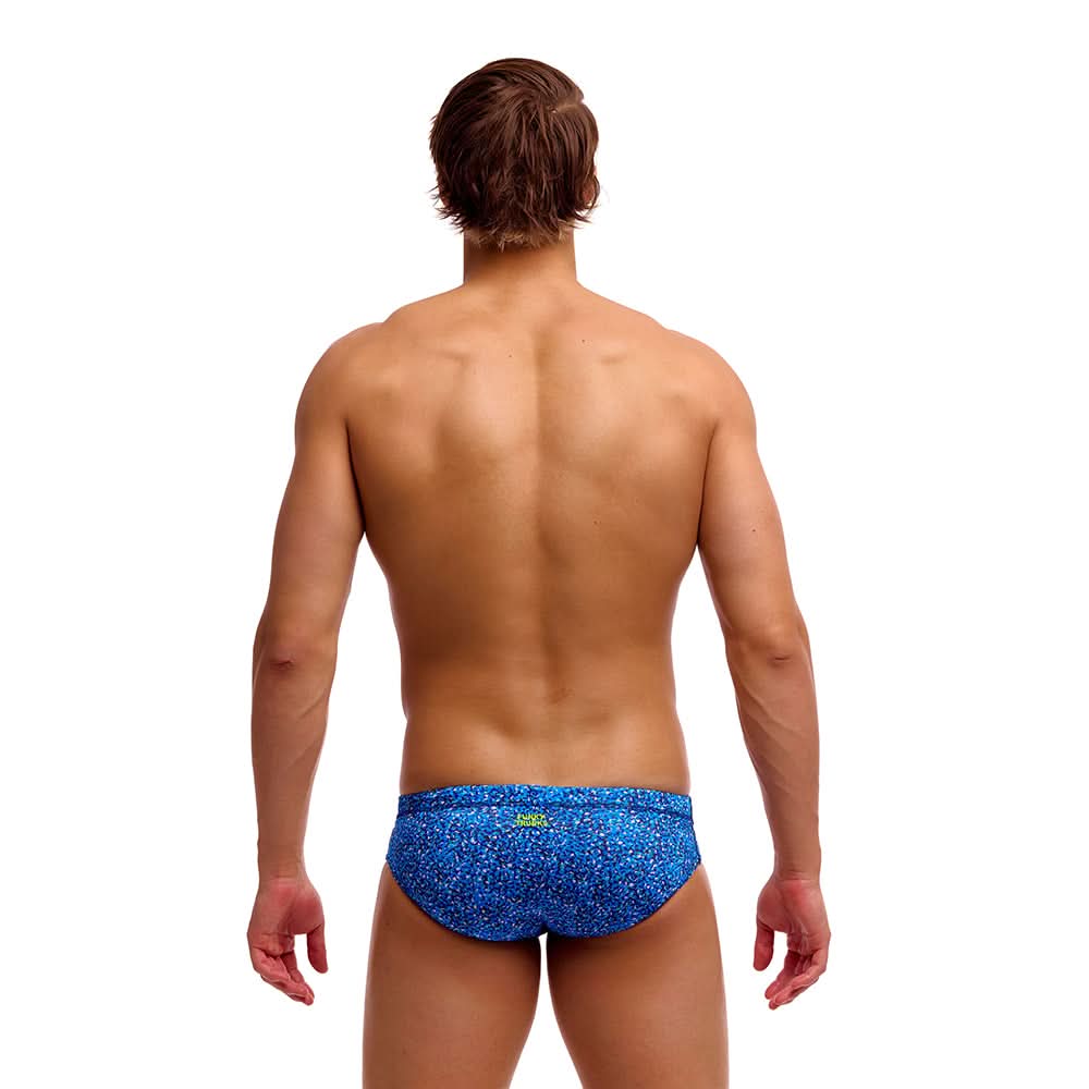 Funky Trunks Seamed Briefs - Pebble Beach