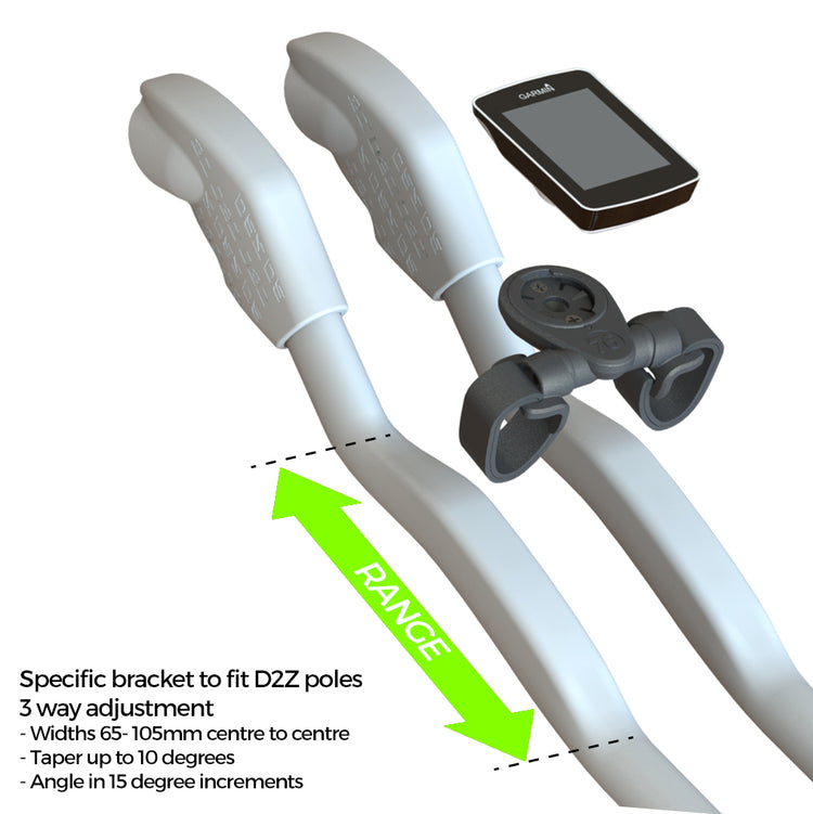 Drag2Zero TT Mount Race - Cykelcomputerholder til Extensions