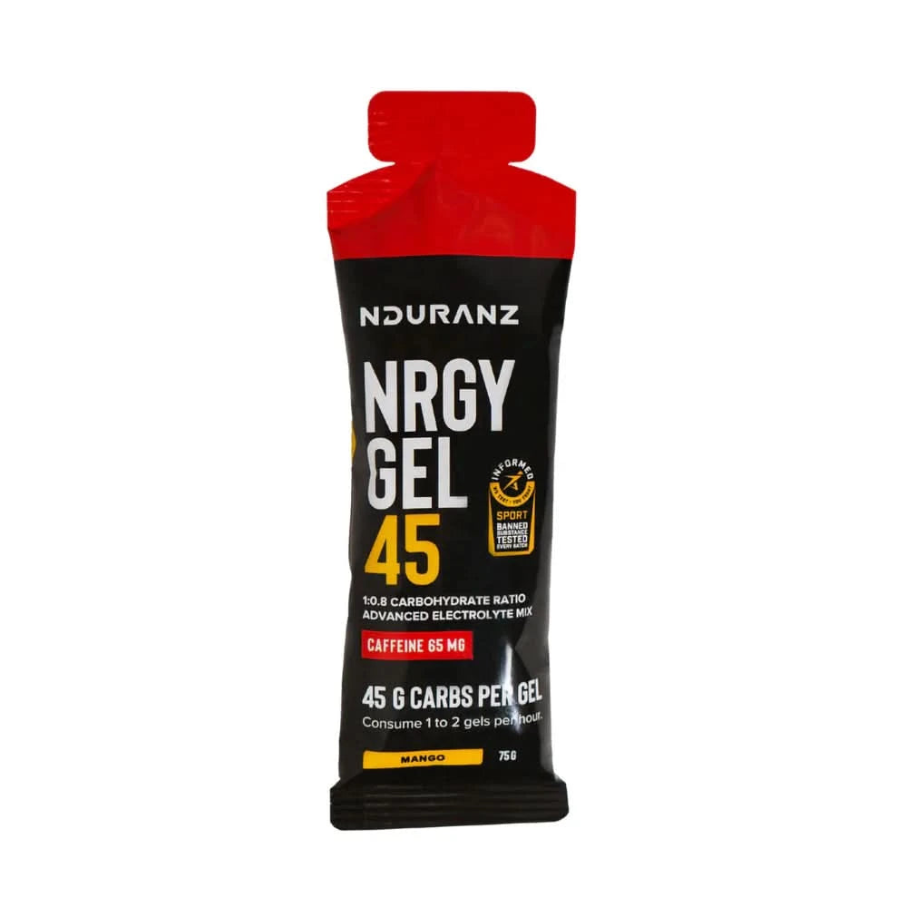 Nduranz Nrgy Unit Gel Mango 65 mg Koffein | 45g carbs