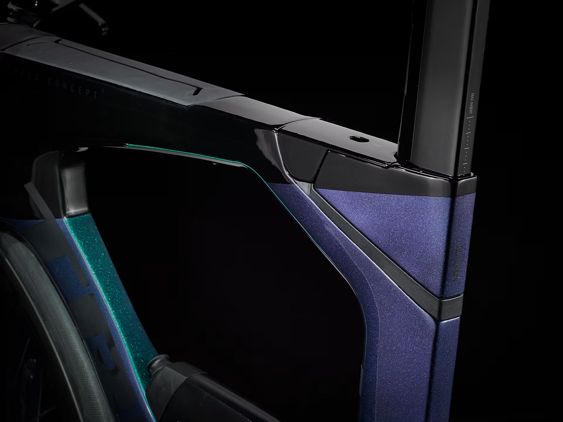Trek Speed Concept SLR 7 - Emerald Iris/Trek Black - Triathlon Cykel 2026