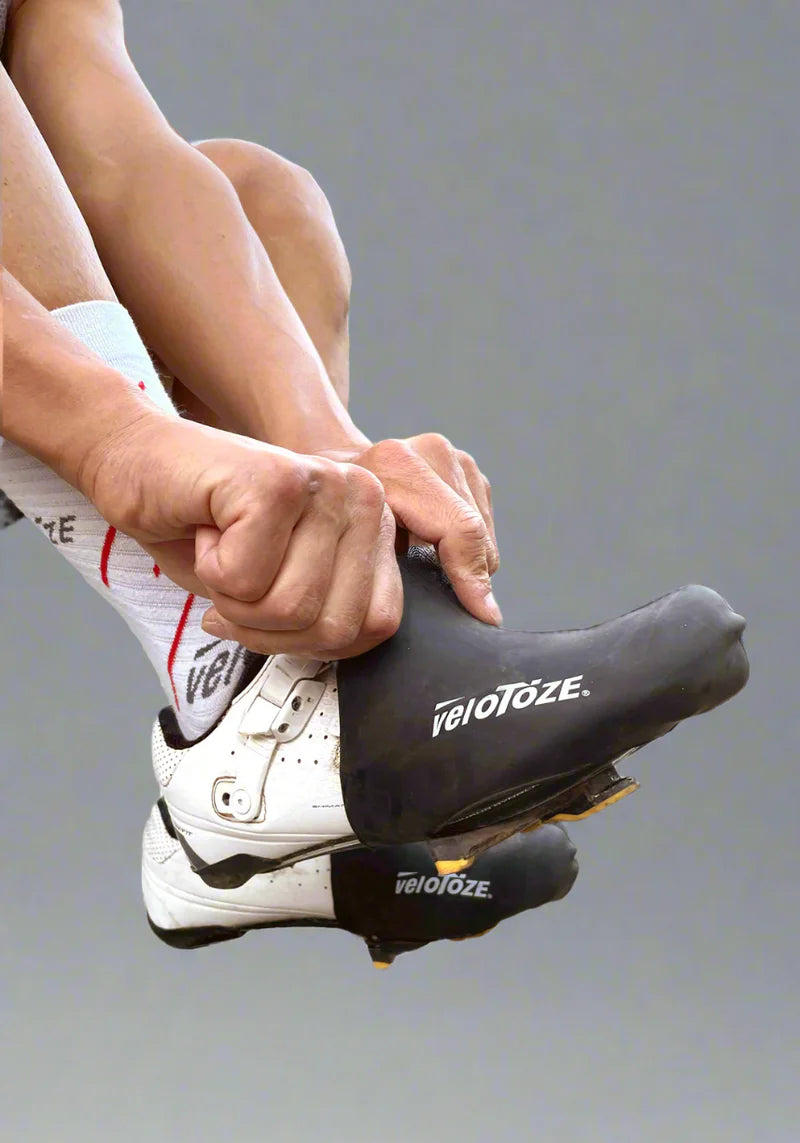 Velotoze Silicone Toe Covers White - Shoe Covers