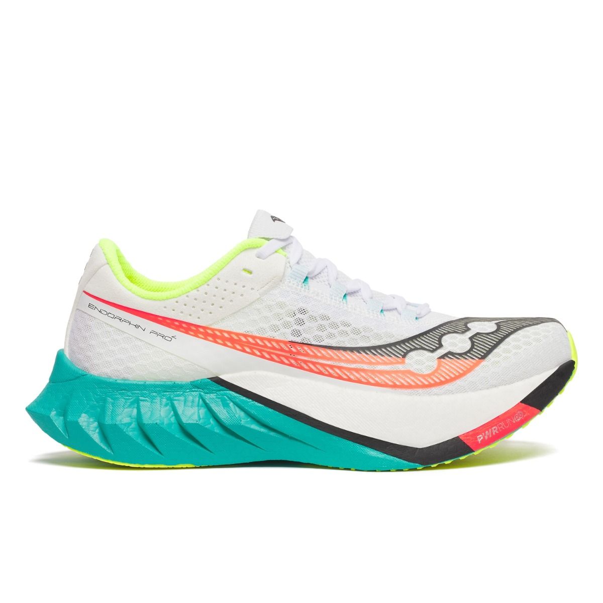 Saucony Endorphin Pro 4 White/Mutant - Carbon Løbesko Herre