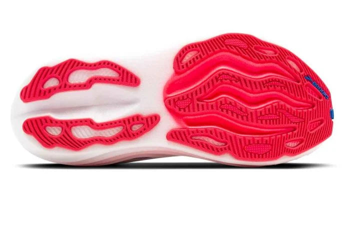 Brooks Glycerin Max Løbesko Kvinder - White/Black/Diva Pink