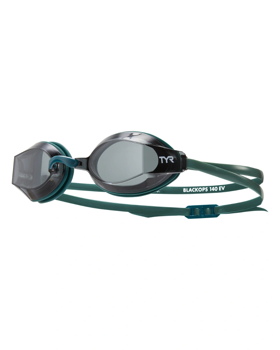Tyr Black Ops 140 EV Svømmebriller - Smoke/Teal