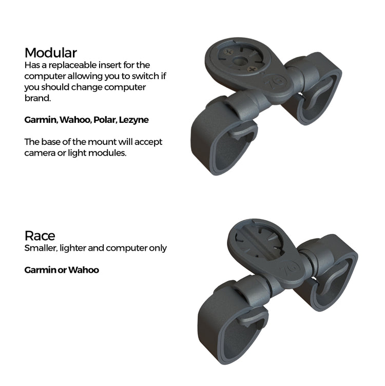 Drag2Zero TT Mount Race - Cykelcomputerholder til Extensions