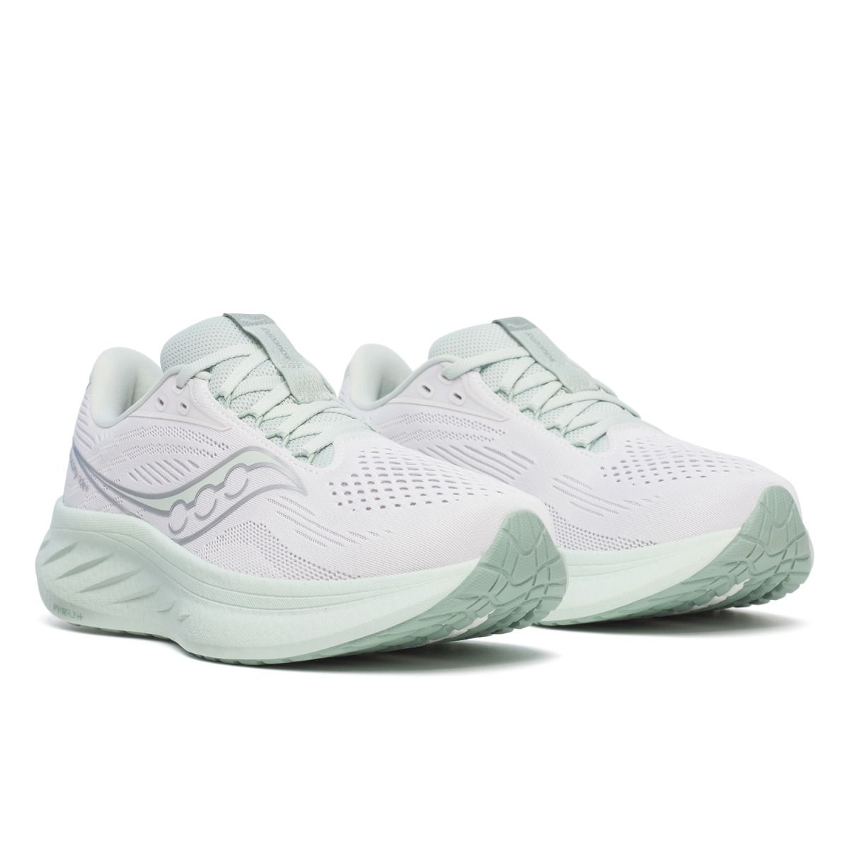 Saucony Ride 18 Ice Fog/Mist - Løbesko Kvinder
