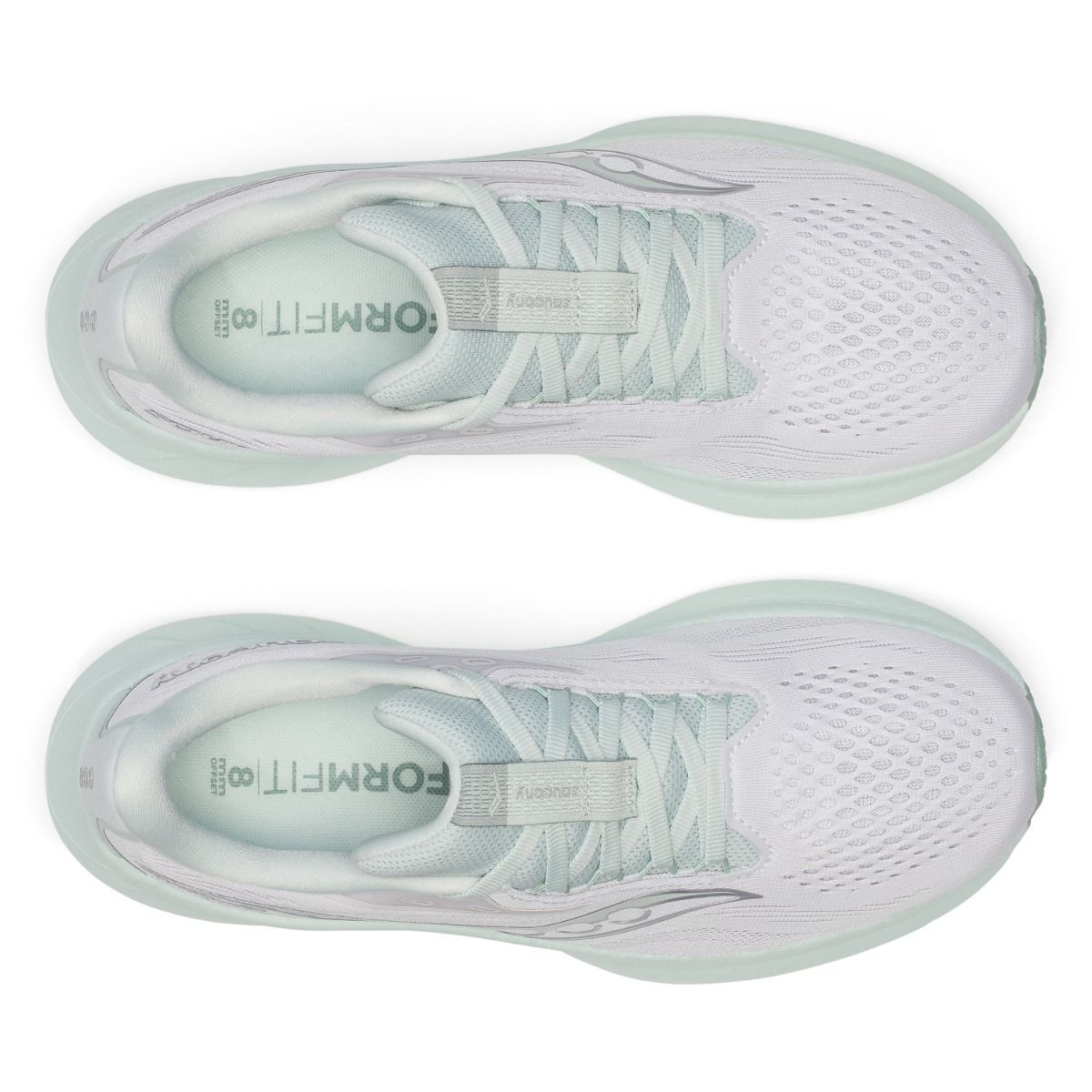 Saucony Ride 18 Ice Fog/Mist - Løbesko Kvinder
