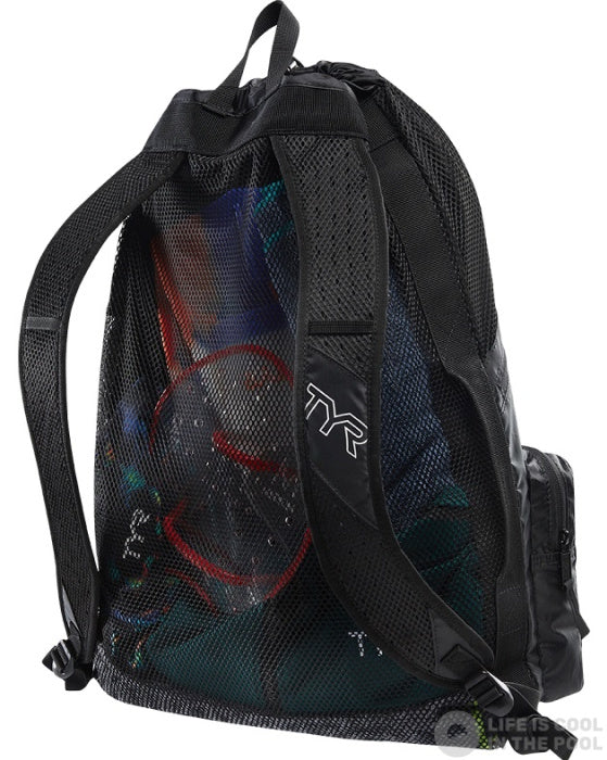 TYR Elite Team Mesh Svømmetaske 40L - Sort