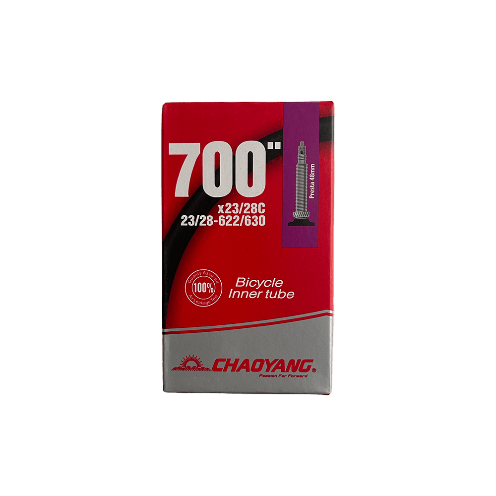 Chaoyang Slange 700x23/28c Presta 48mm - racerventil