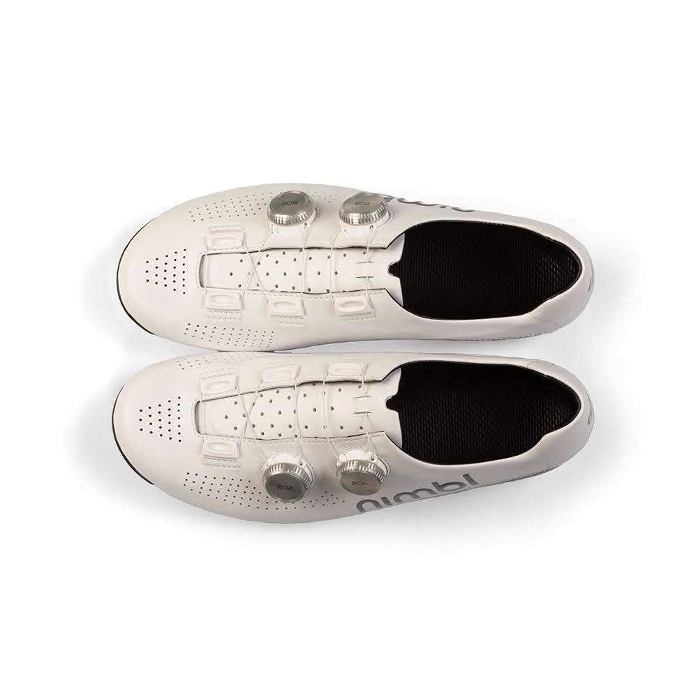 Nimbl Ultimate Cykelsko - Hvid/Sølv