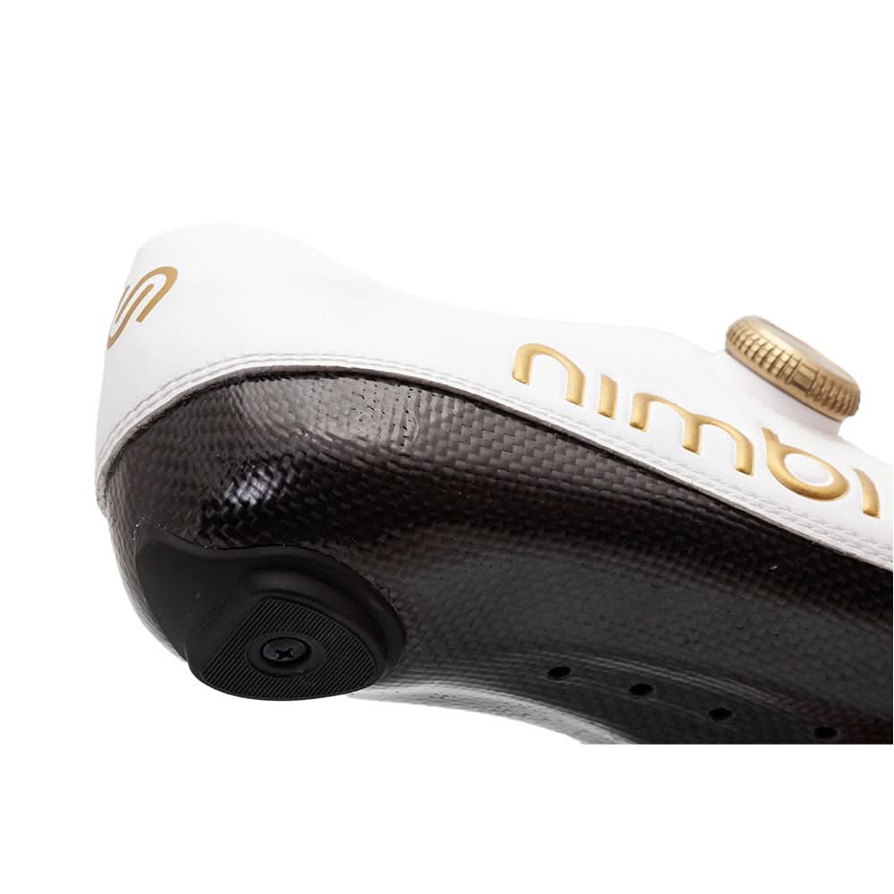 Nimbl Ultimate Cykelsko - Hvid/Guld