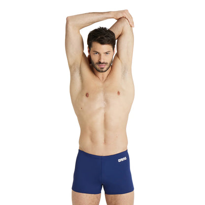 Arena Swim Short Solid Trunks - Navy