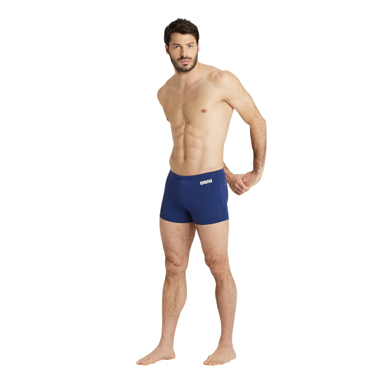 Arena Swim Short Solid Trunks - Navy