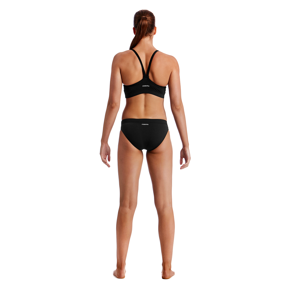 Funkita Bikini Sports Top - Still Black