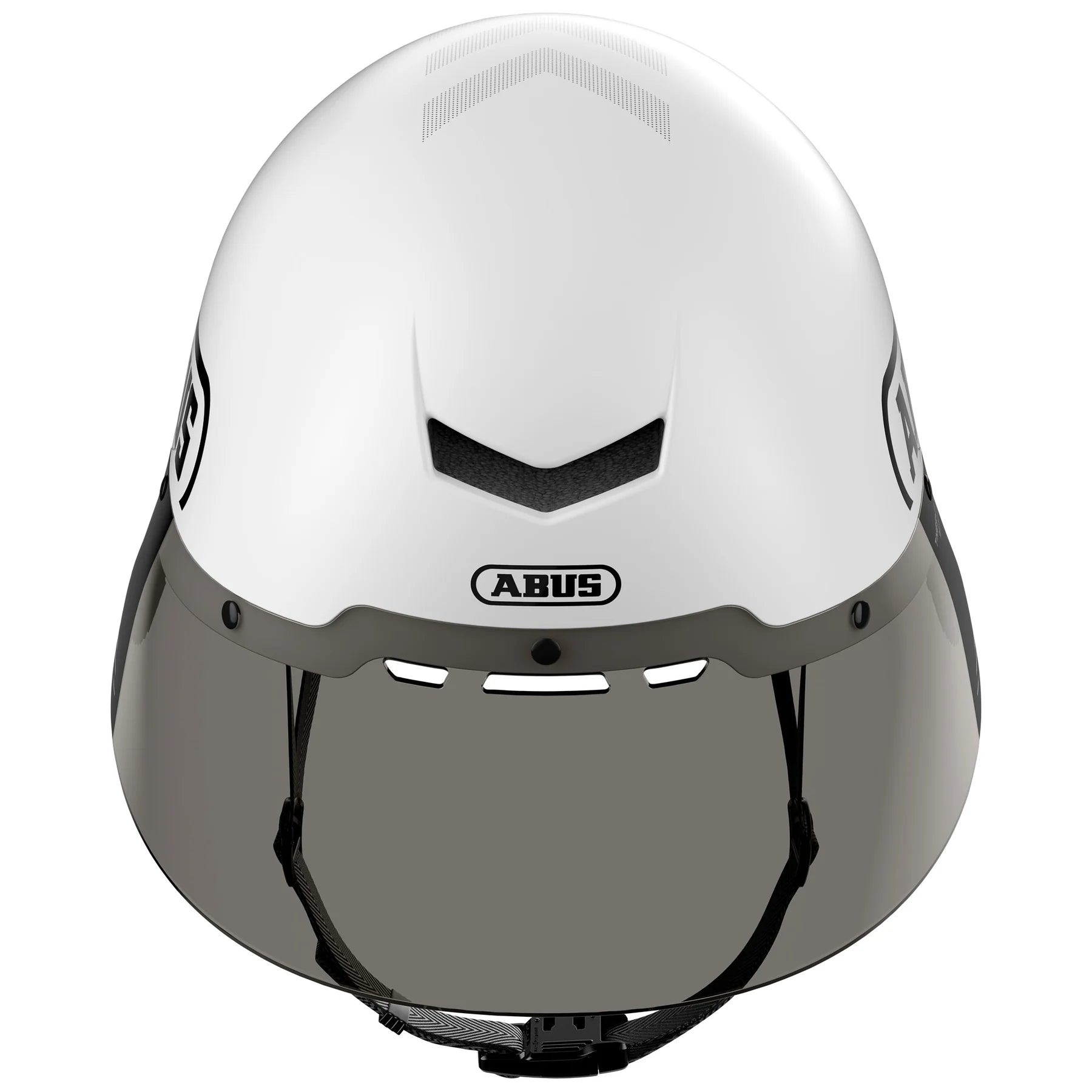 Abus Timeshifter Triathlon &amp; TT Fahrradhelm - Weiß
