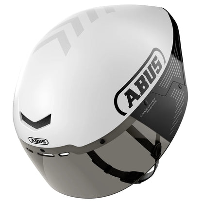 Abus Timeshifter Triathlon &amp; TT Fahrradhelm - Weiß