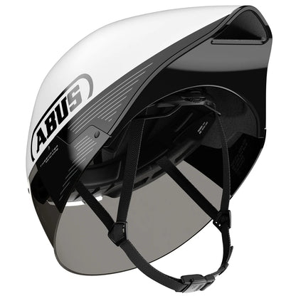 Abus Timeshifter Triathlon &amp; TT Fahrradhelm - Weiß