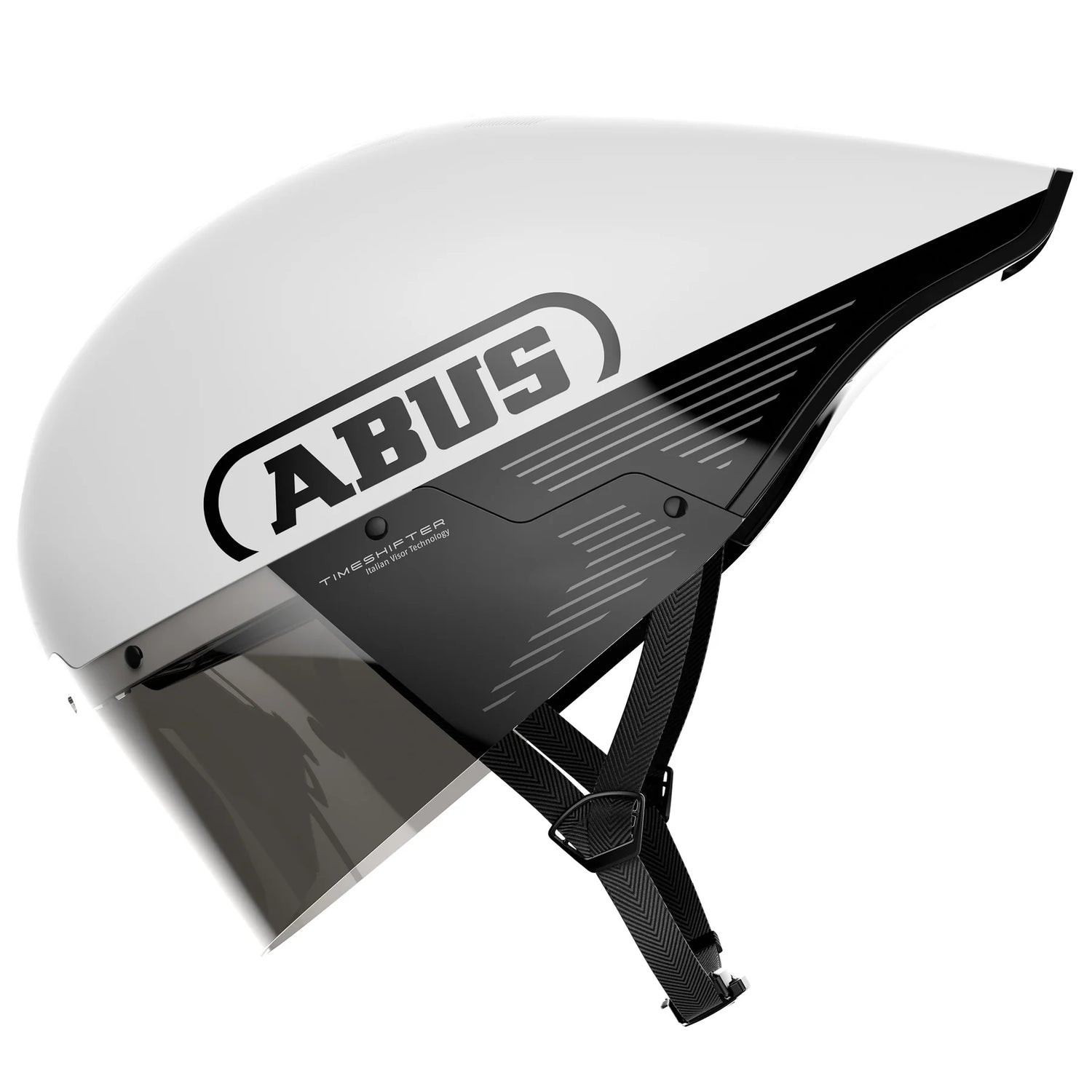 Abus Timeshifter Triathlon &amp; TT Fahrradhelm - Weiß
