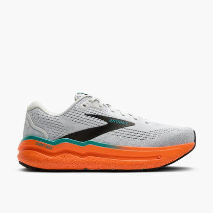 Brooks Ghost Max 2 Løbesko - Herre (Oyster Mushroom/Orange/Teal)