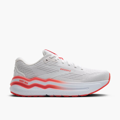 Brooks Ghost Max 2 Løbesko - Kvinder (White/Hot Coral)