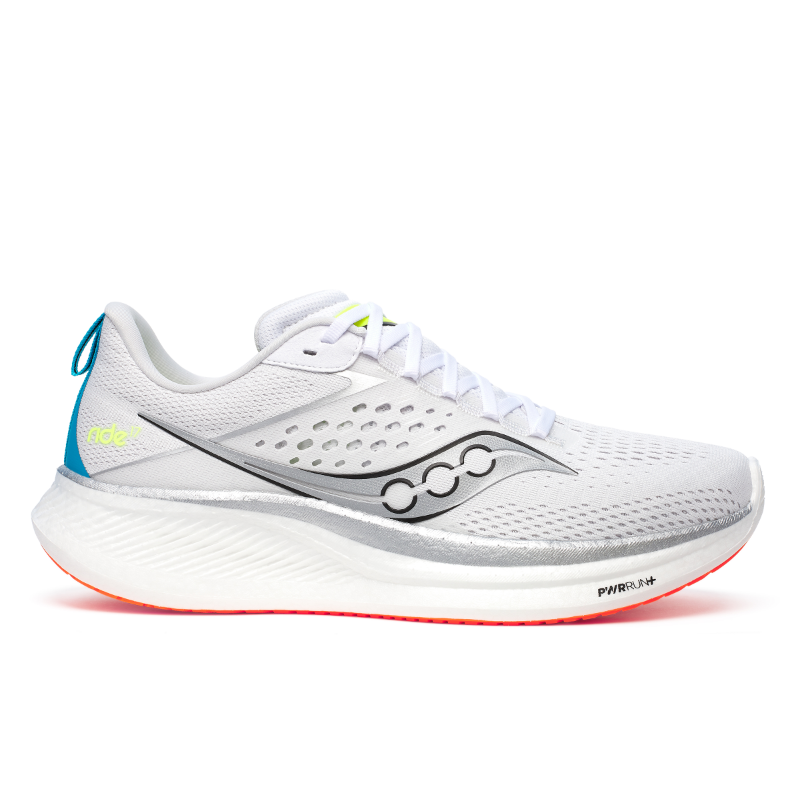 Saucony Ride 17 White/Vizi Løbesko - Mænd