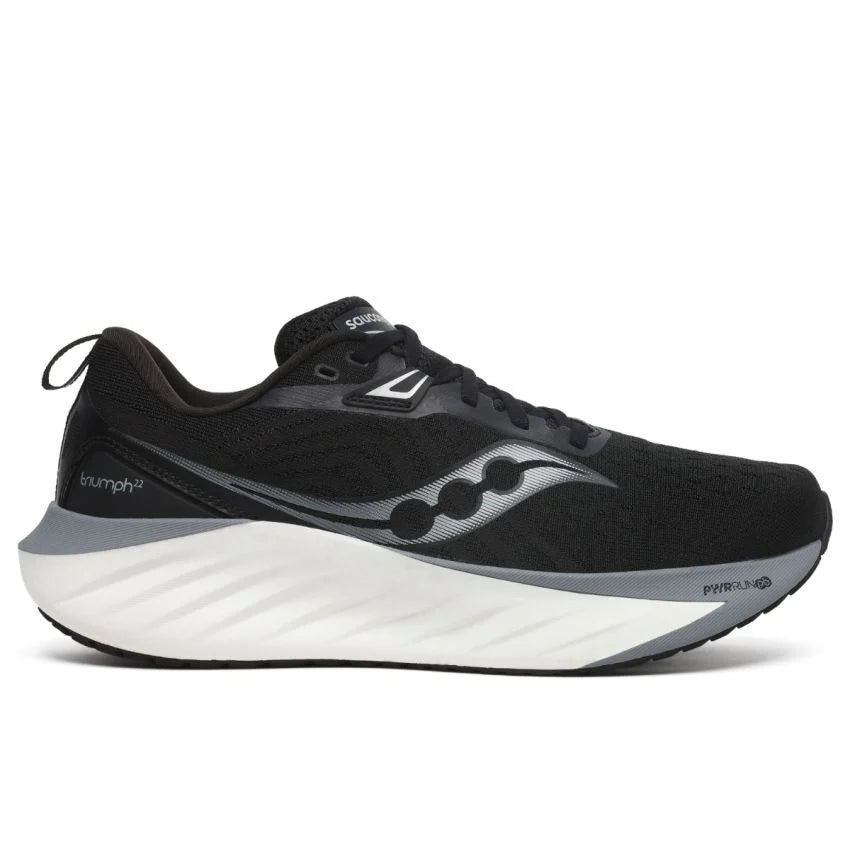 Saucony Triumph 22 Løbesko Black/White - Mænd