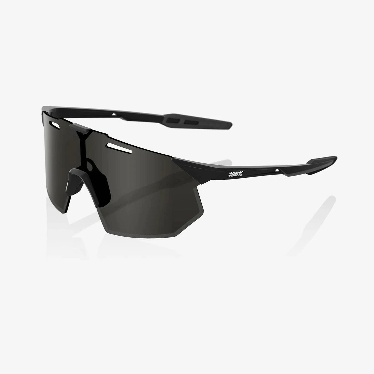 100% HYPERCRAFT SQ Fahrradbrille Mattschwarz
