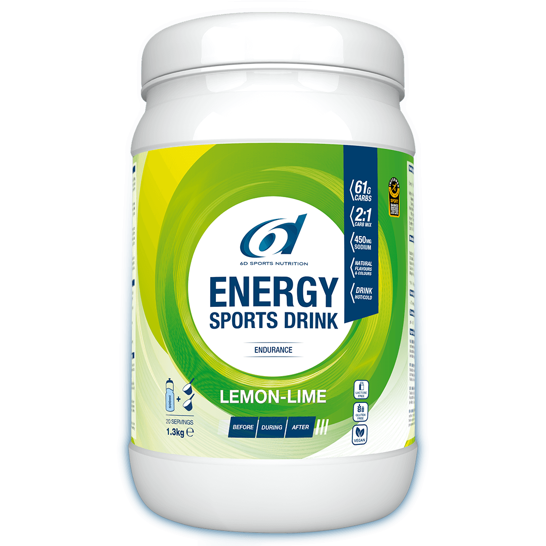 6D sports nutrition energy drink lemon lime