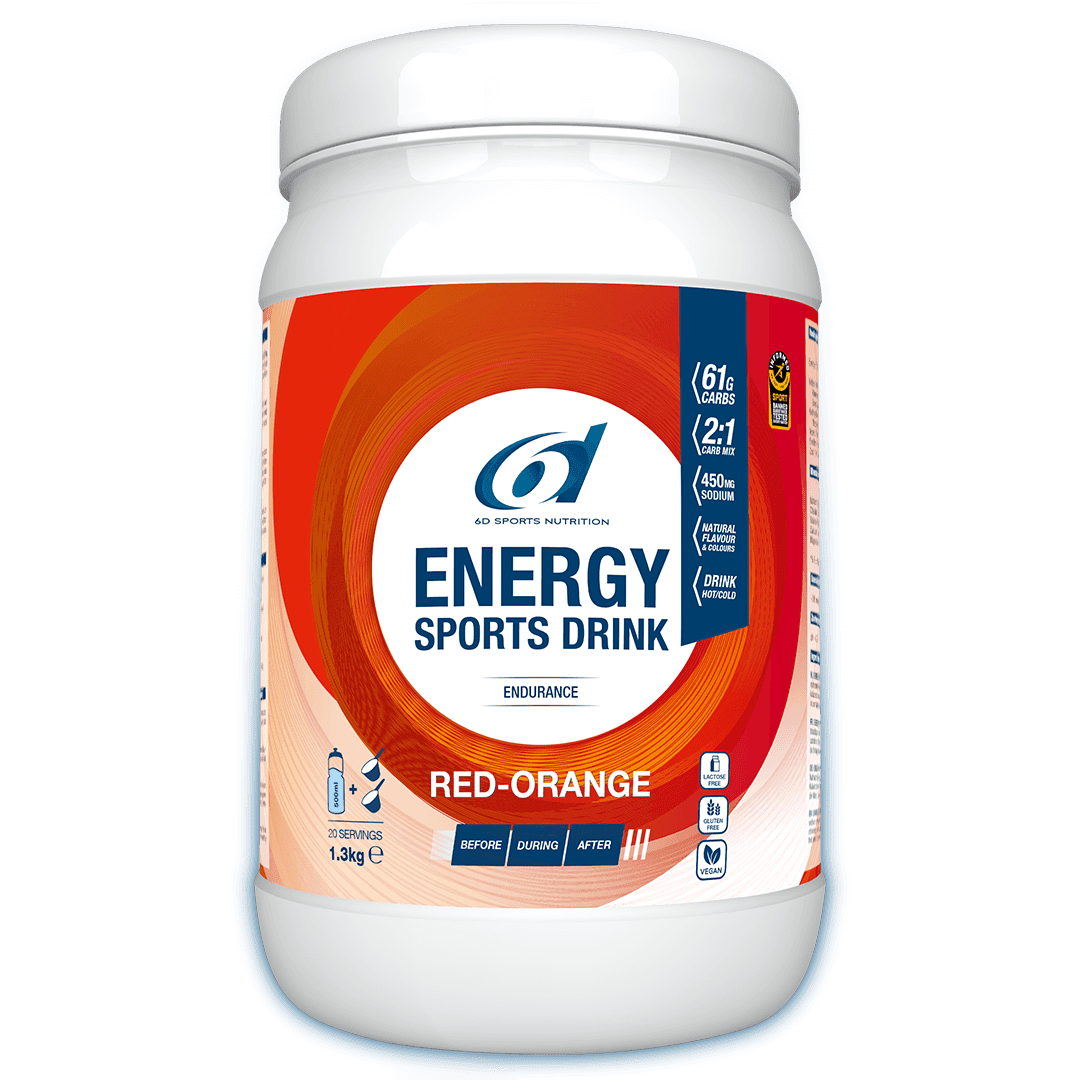 6d sports nutrition energy drink red orange