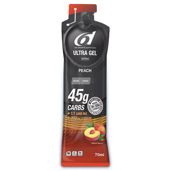 6D Sports Nutrition Ultra gel - Fersken
