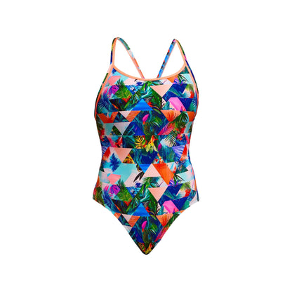 Funkita Badedragt Diamond Back One Piece - Palm Prism