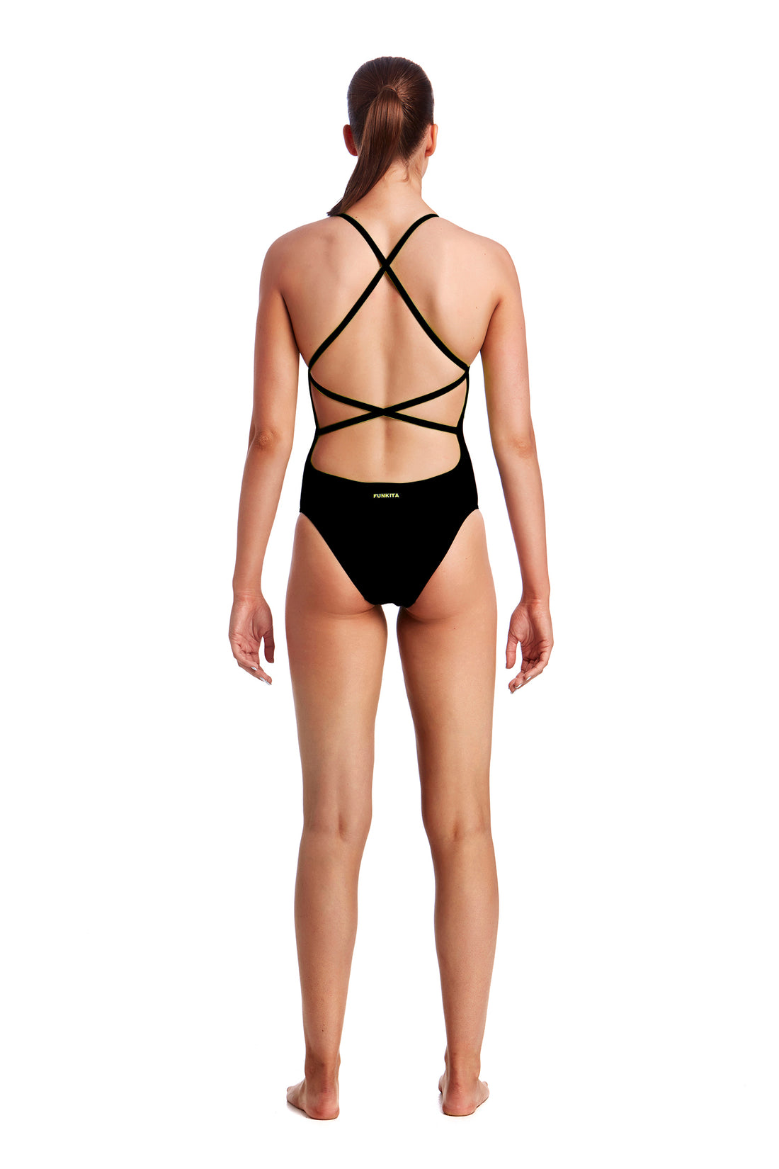 Funkita Badedragt Strapped in One Piece - Still Black