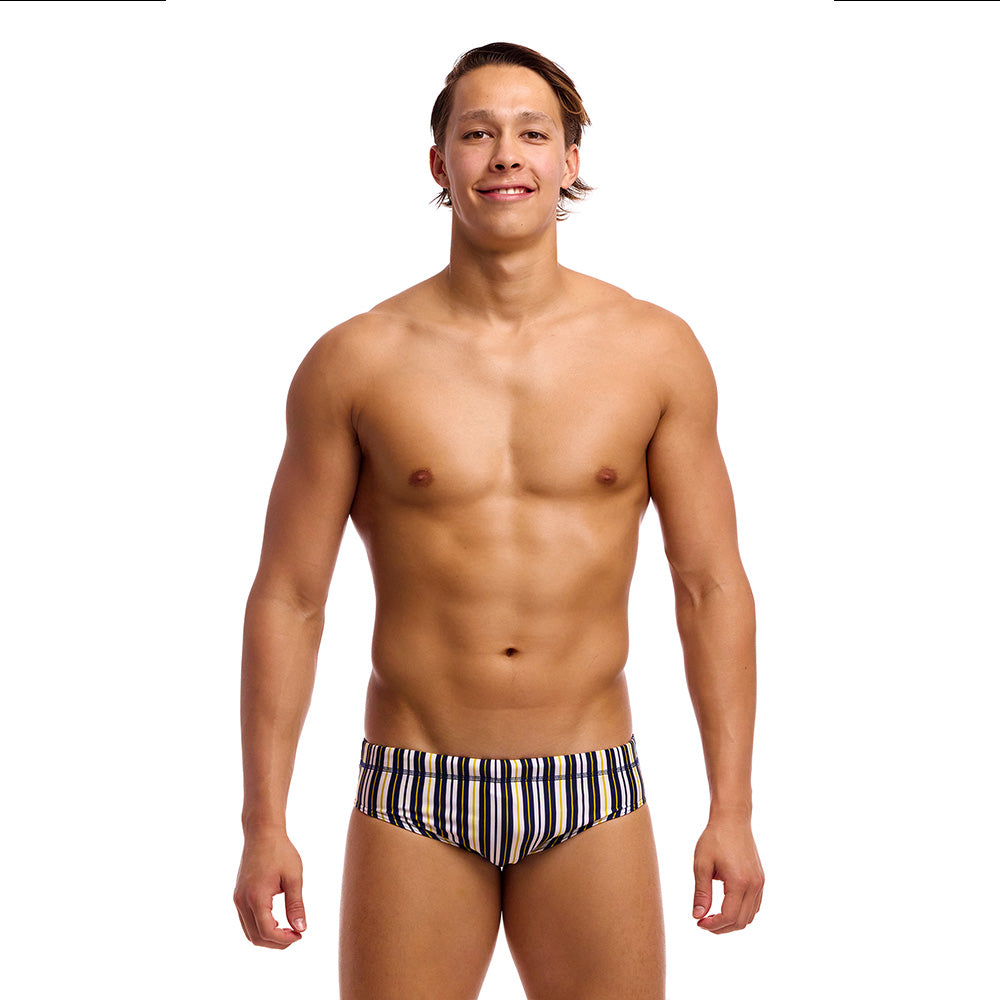 Funky Trunks Classic Briefs - Admiralty Stripe