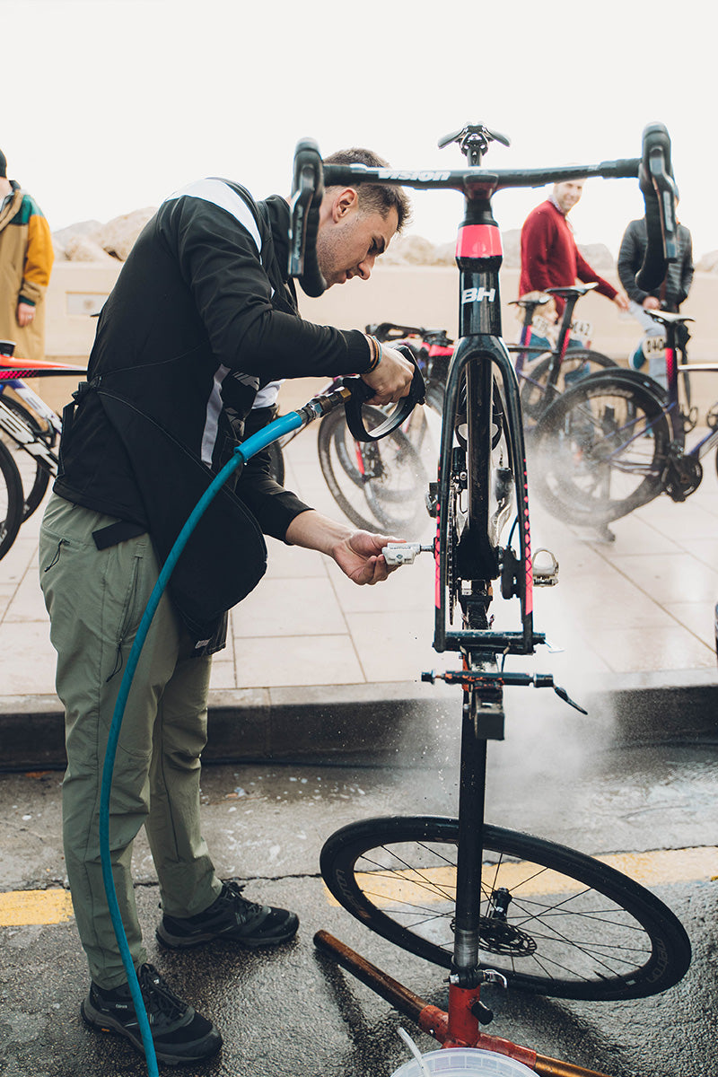 rengøring og vedligeholdelse af cykel