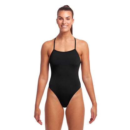 Funkita Badedragt Twisted One Piece - Still Black