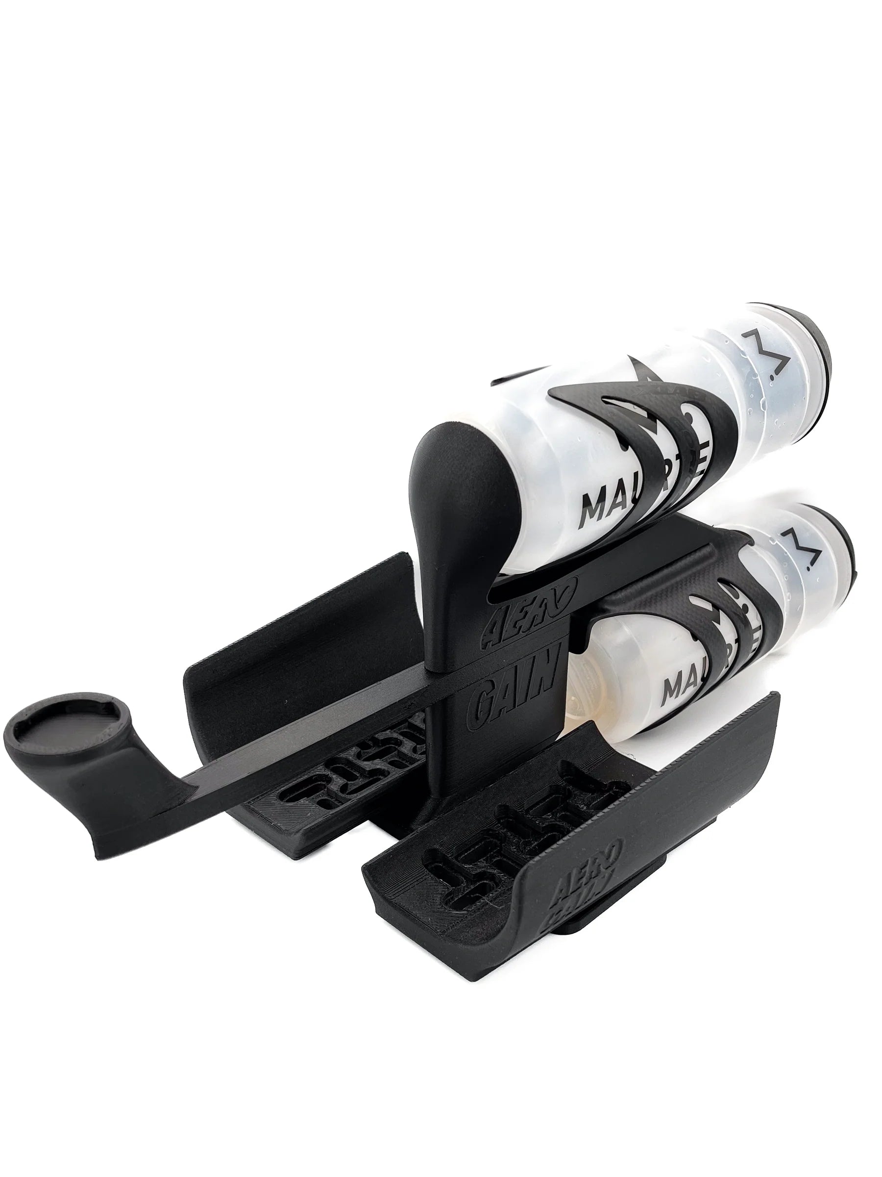 AeroGain Aero Double Bottle BTA system - Inkl. Computer Mount