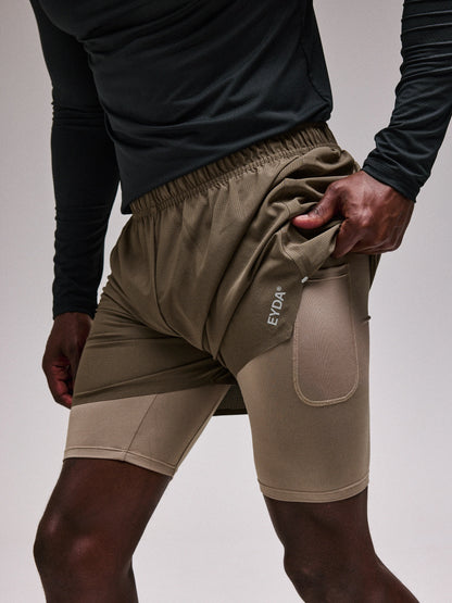 EYDA Miles 2-in-1 Running Shorts 5"