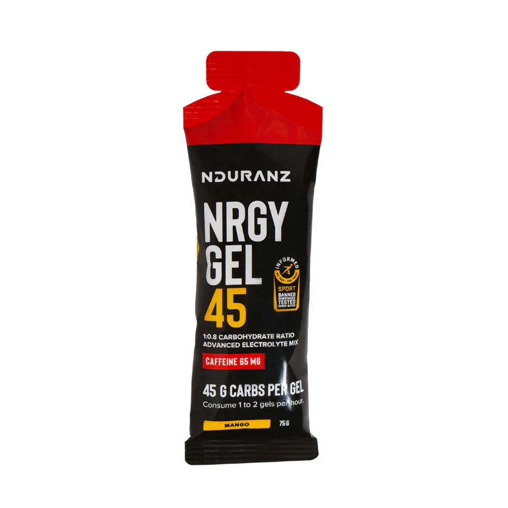 Nduranz Nrgy Unit Gel Mango 65 mg Koffein | 45g carbs