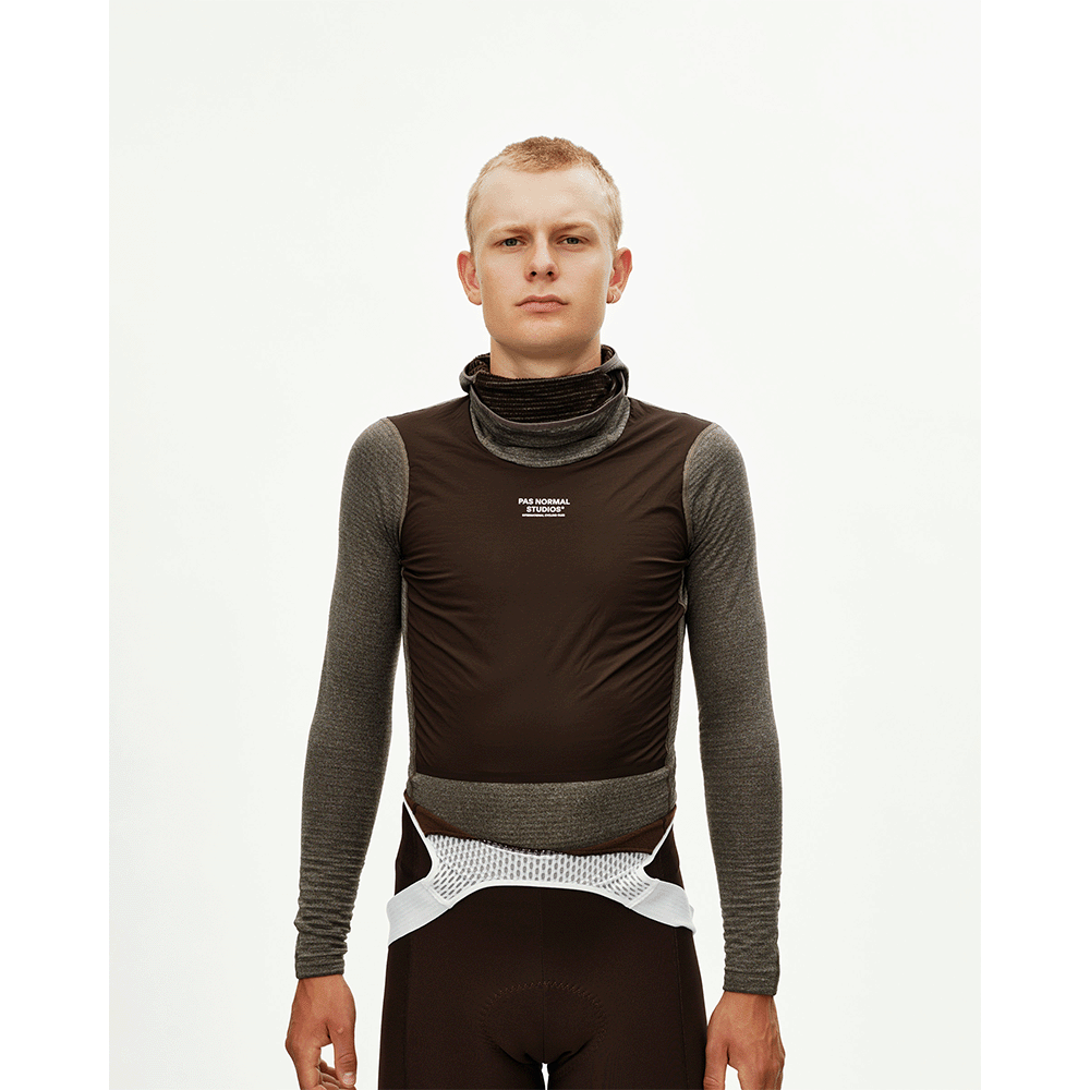 Pas Normal Studios Mens Thermal Hooded Windproof Baselayer