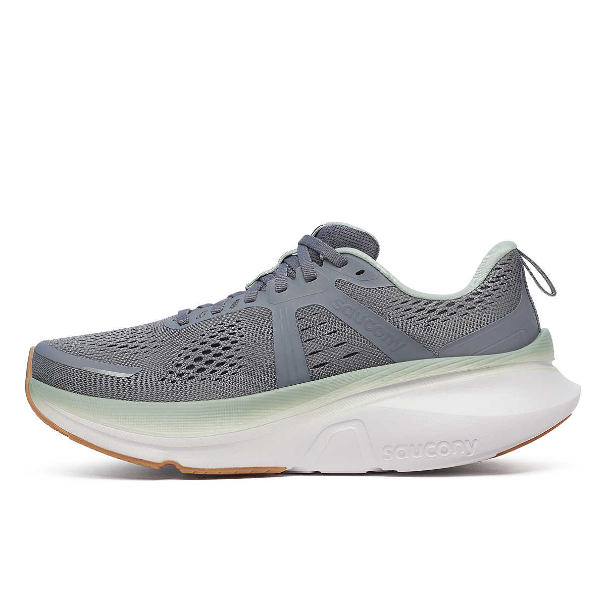 Saucony Guide 18 Løbesko Carbon/Iceberg - Herre