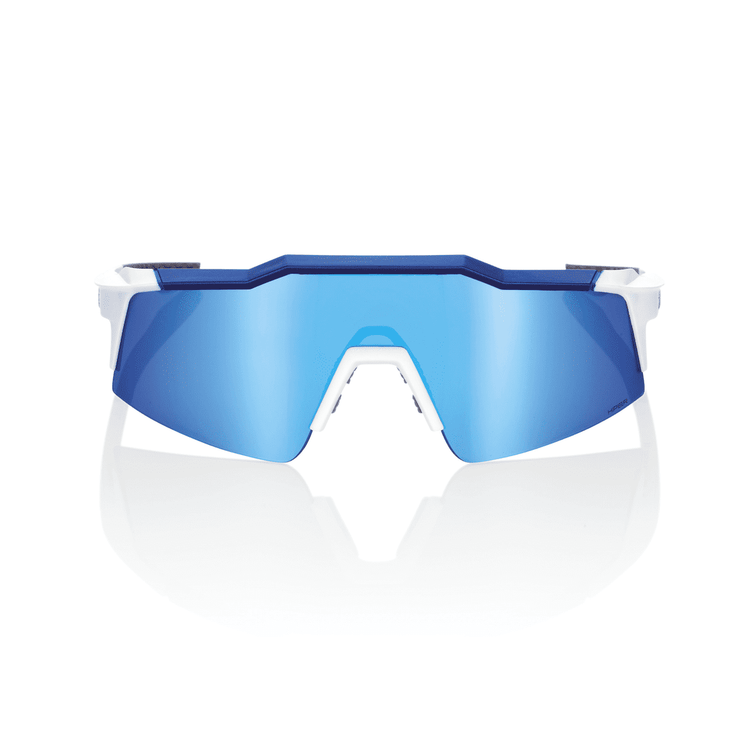 100% SPEEDCRAFT SL Solbriller - Matte White/Metallic Blue