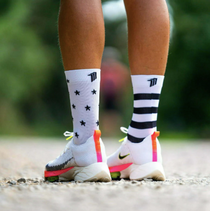 Sporcks Legend White Løbestrømper